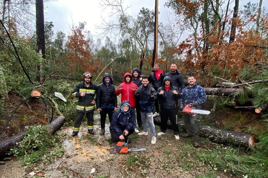 Jogadores do ACRD Cabeçudo ajudaram bombeiros