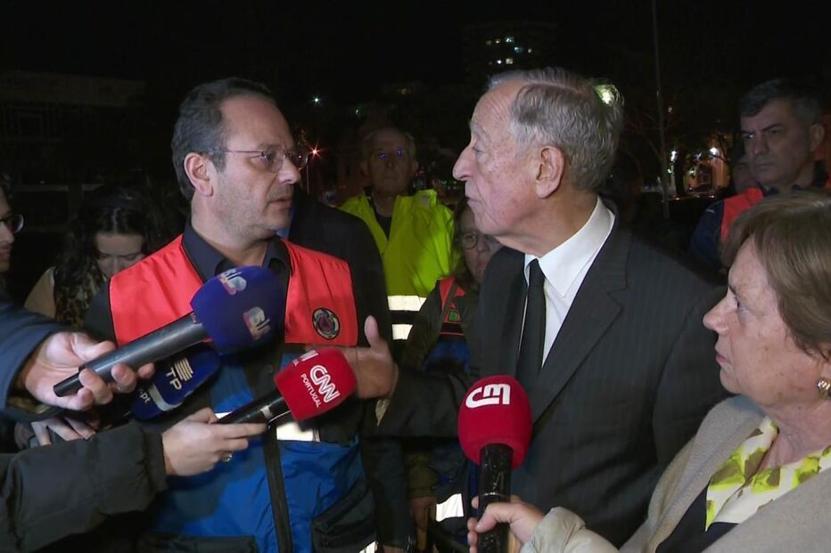 Presidente de Leiria com Marcelo Rebelo de Sousa e a ministra da Administração Interna