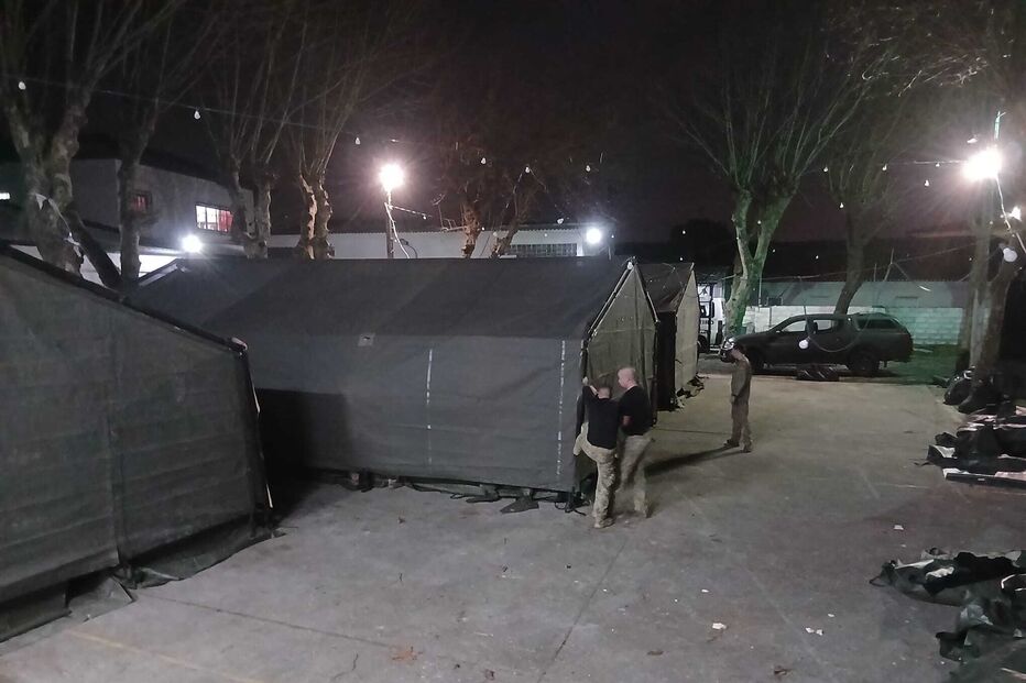 Exército apoia população na Marinha Grande após tempestade Kristin