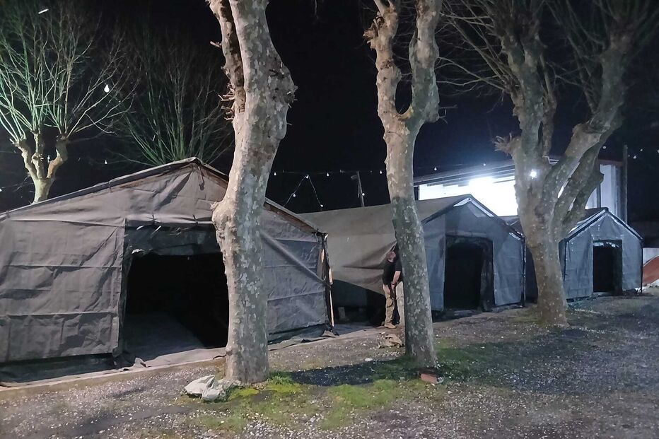 Marinha Grande: Exército apoia população afetada pela tempestade Kristin, com estrutura para 70 pessoas