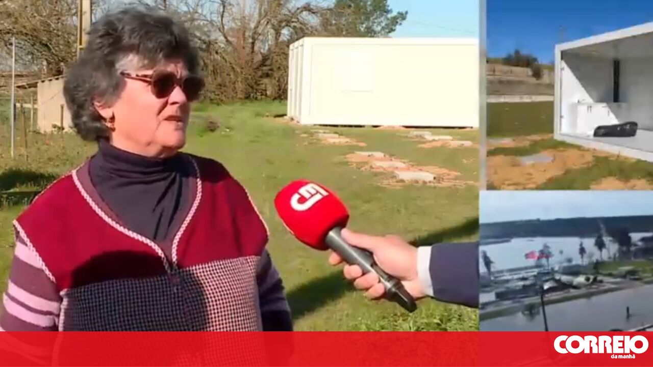 Temporary housing installed for Alcácer flood victims