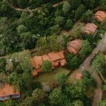 Vista aérea do condomínio Tapalpa Country Club, onde "El Mencho" se escondia