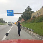 Mulher terá entrado na A2 na zona do Fogueteiro