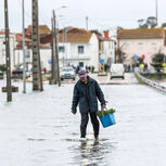 Zonas afetadas pelas cheias podem vir a sofrer mais com as chuvas da próxima semana.