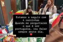 Carolina Deslandes ajuda vítimas de mau tempo em Leiria