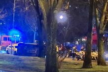 Acidente no Campo Grande envolveu quatro viaturas e provocou um ferido