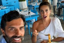 Catarina Gouveia com o marido, Pedro Guerra 