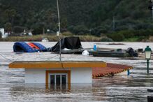 Várias áreas continuam inundadas em Alcoutim junto ao rio Guadiana