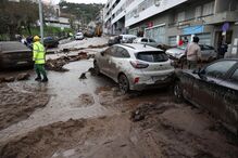 Mau tempo arrastou lama e pedras provenientes da Serra de São Mamede