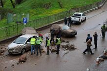 Mau tempo arrastou lama e pedras provenientes da Serra de São Mamede