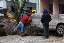 Mau tempo arrastou lama e pedras provenientes da Serra de São Mamede