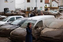 Mau tempo arrastou lama e pedras provenientes da Serra de São Mamede