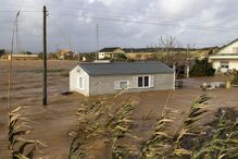 Cheias em Azambuja: casas inundadas na Lezíria do Tejo