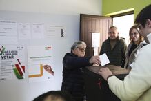 Habitantes da Ereira votam para as eleições presidenciais