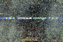 Celebração dos Seattle Seahawks, vencedores do 60.º Super Bowl