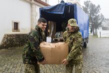 Força Aérea recolheu cerca de 130 toneladas de bens doados para apoiar zonas afetadas