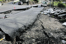 Rua do stand de Casinhas e de acesso à casa da estrela da TVI 