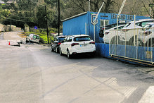 Rua do stand de Casinhas e de acesso à casa da estrela da TVI 