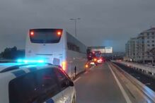 Adeptos do Benfica travam marcha do autocarro do Real Madrid