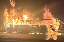 Autocarro com passageiros incendeia-se na A2 entre Almodôvar e São Bartolomeu de Messines