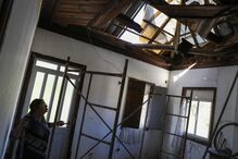 Madalena é uma das muitas pessoas afetadas pelo mau tempo em Leiria