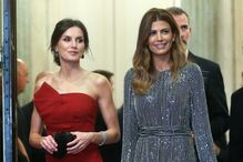 Juliana Awada e Rainha Letizia durante visita de Estado em 2019