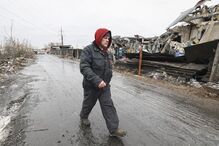 Armazéns destruídos por drones russos em Vyshhorod