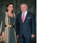 Rei Abdullah II e Rainha Rania da Jordânia em visita que causa tensão diplomática