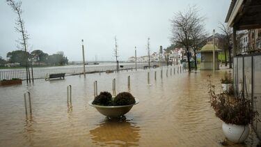Caudal do Sado baixa em Alcácer do Sal mas avenida mantém-se inundada