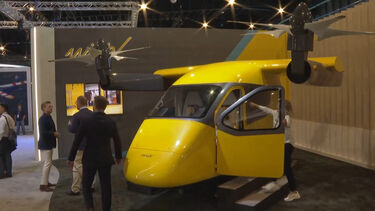 Táxis voadores impressionam no Singapore Airshow 