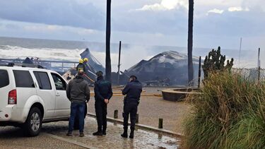 Incêndio destrói restaurante na marginal de Vila do Conde