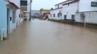 Galgamento do rio Lena deixa ruas de Leiria inundadas