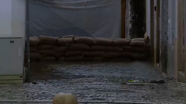 Zona ribeirinha de Constância continua completamente inundada