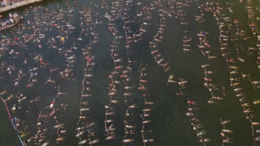 Lago argentino acolhe tentativa de bater recorde mundial do Guinness
