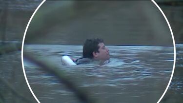 Homem cai à água em zona inundada pelo rio em Estarreja. Esteve agarrado uma hora a uma árvore antes de ser resgatado