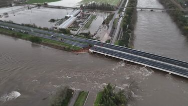 Trabalhos de reconstrução do dique da margem direita do rio Mondego que colapsou vão durar pelo menos uma semana  