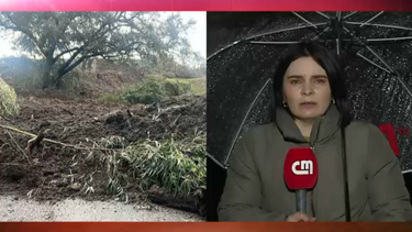 Derrocada na Estrada Municipal 591 coloca habitações em risco em Braga. Duas famílias retiradas por prevenção