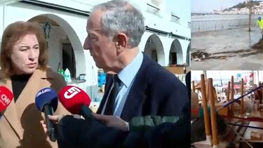"Ainda não há relatórios finais em muitíssimos casos": Marcelo Rebelo de Sousa visita Alcácer do Sal após inundações