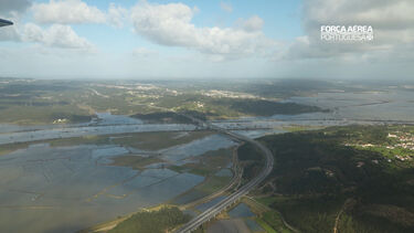 Voo a bordo do C295 monitorizou Leiria, Beira Baixa, Coimbra, Oeste e Médio Tejo