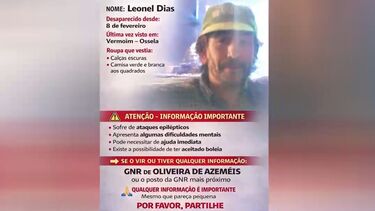 Homem desaparecido há mais de duas semana em Oliveira de Azeméis