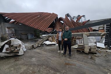 Tempestade destrói empresa familiar em Soure e obriga família a abandonar casa