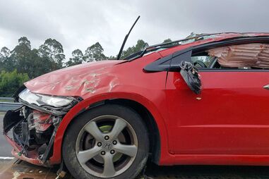 Acidente rodoviário na Feira