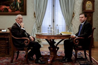 Marcelo Rebelo de Sousa e Luís Montenegro