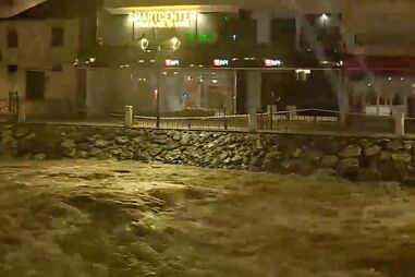 Em Alenquer, o rio está cada vez mais próximo de subir as margens