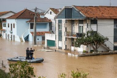 Leiria foi das regiões mais afetadas pelo mau tempo