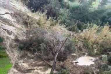 Derrocada na Costa da Caparica