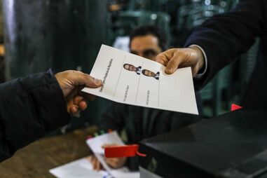 Eleições para a Presidência da República: eleitores votam