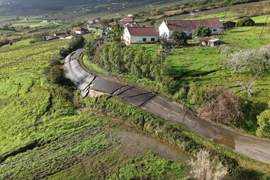 Arruda dos Vinhos é um dos concelhos com mais estradas colapsadas