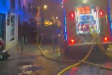 Incêndio na Galeria Zé dos Bois, no Bairro Alto em Lisboa