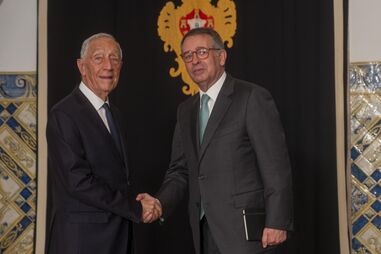 Marcelo recebeu Seguro no Palácio de Belém